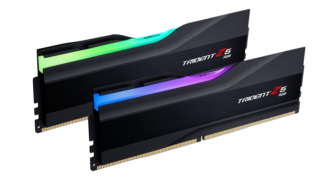 G.Skill Trident Z5 RGB 64GB (2x32GB) DDR5 6800MHz CL34-45-45-108 1.40V Intel XMP RAM 2