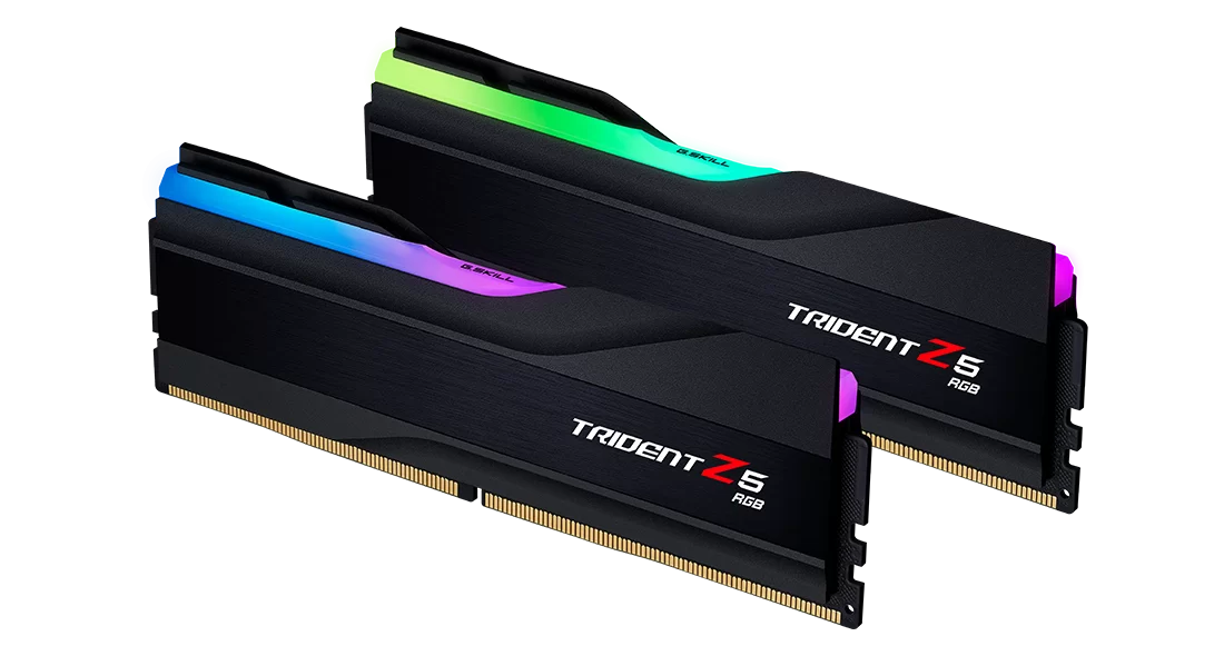 G.Skill Trident Z5 RGB 64GB (2x32GB) DDR5 6800MHz CL34-45-45-108 1.40V Intel XMP RAM 3