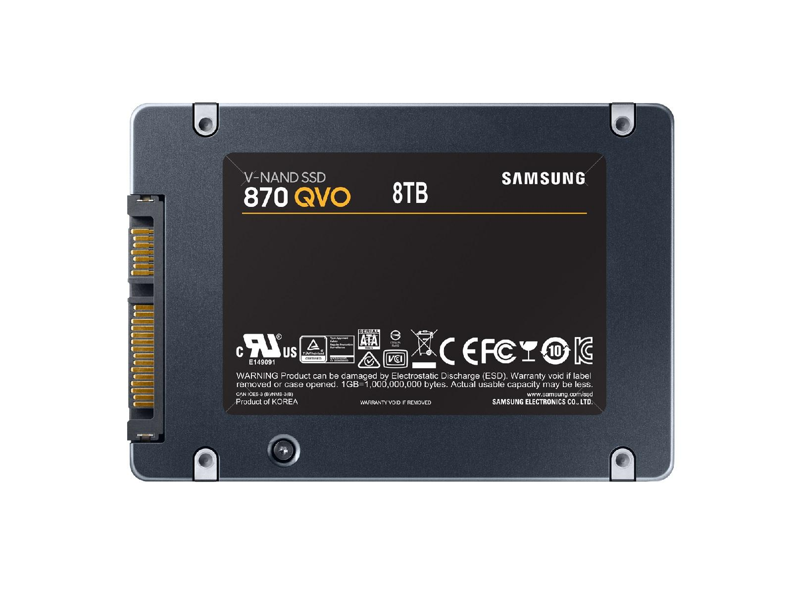Samsung 870 QVO 8TB SATA 2.5 SSD 5