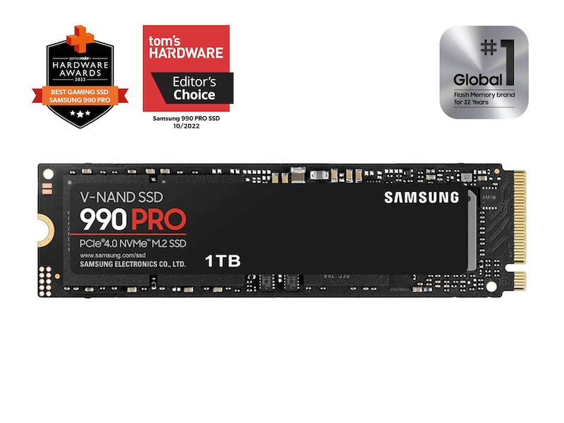 Samsung 990 PRO 1TB NVMe M.2 SSD