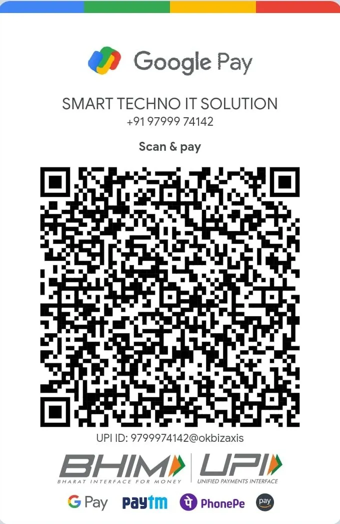 Google Pay QR Code - Smart Techno IT Solution