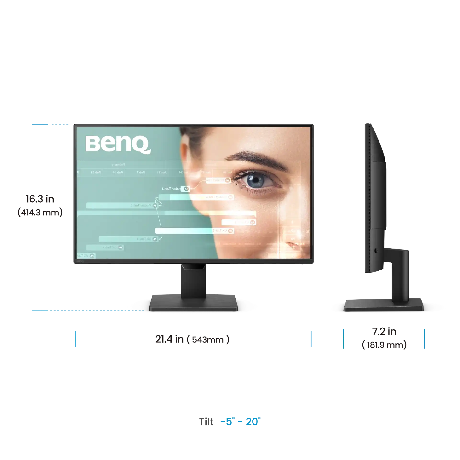 BenQ GW2490P 23.8" FHD IPS 120Hz EyeCare Monitor 4
