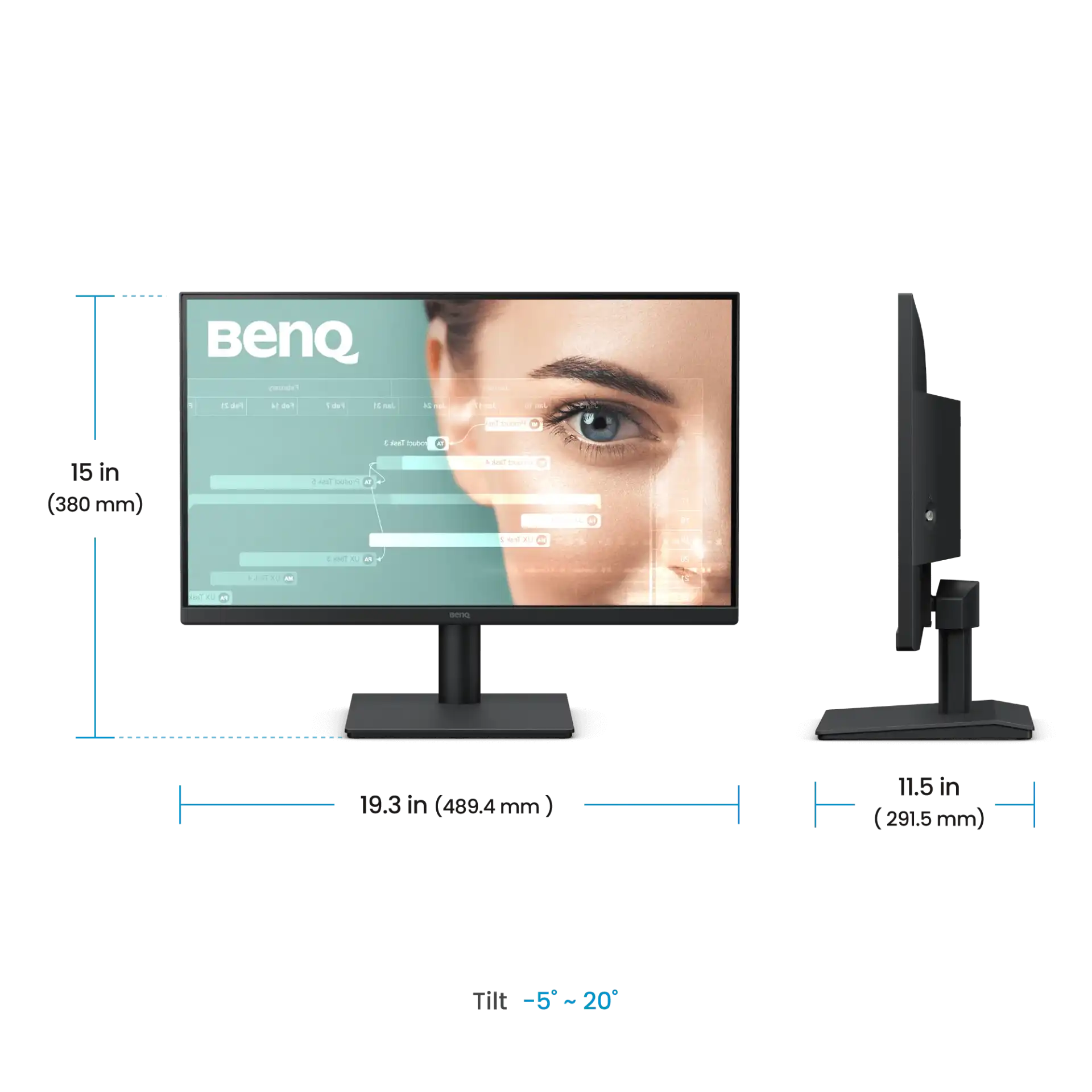 GW2291 | 21.5" 1080p FHD BenQ Eye-Care Home Office Monitor 4